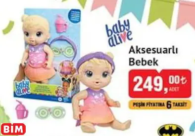 BABY ALİVE AKSESUARLI BEBEK